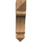 Ekena Millwork Legacy Arts & Crafts Rough Sawn Bracket, Western Red Cedar, 4"W x 18"D x 18"H BKT04X18X18LEC03RWR - alternate 2